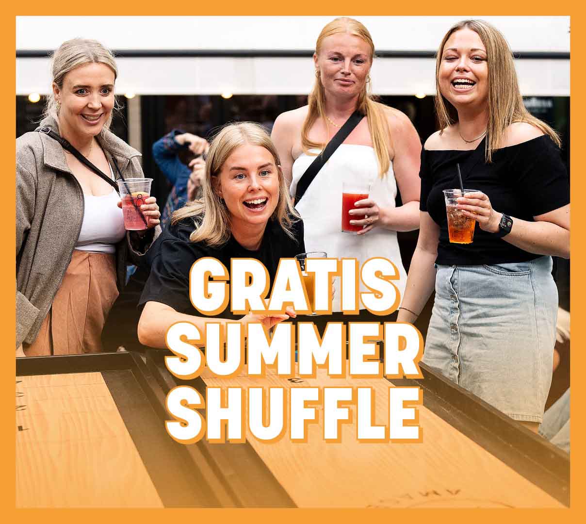 SUMMER SHUFFLE I GÅRDHAVEN SUMMER SHUFFLE I GÅRDHAVEN